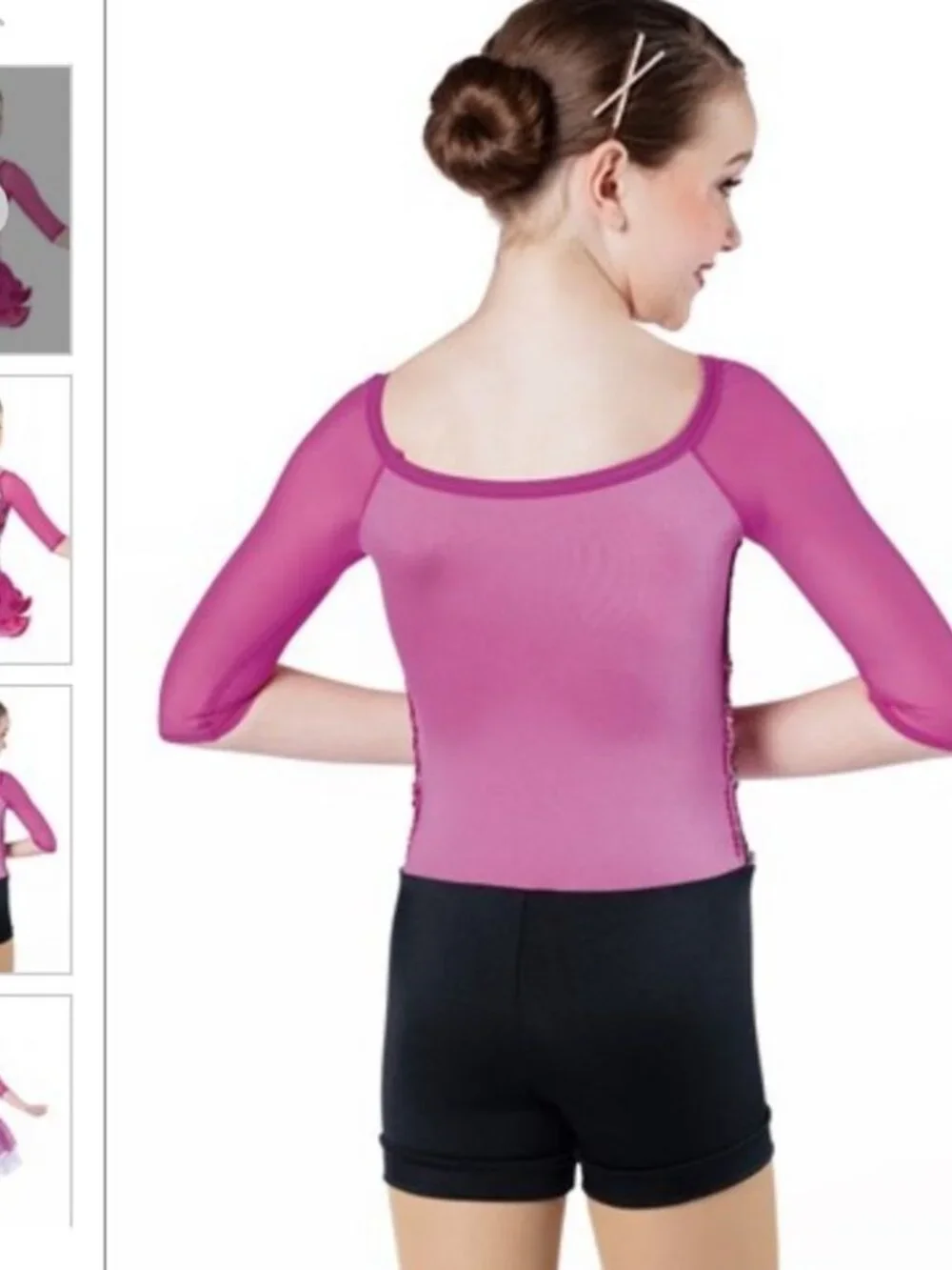 Weissman Sequin Dance Costume | Pink Tutu Recital Outfit | Child Medium